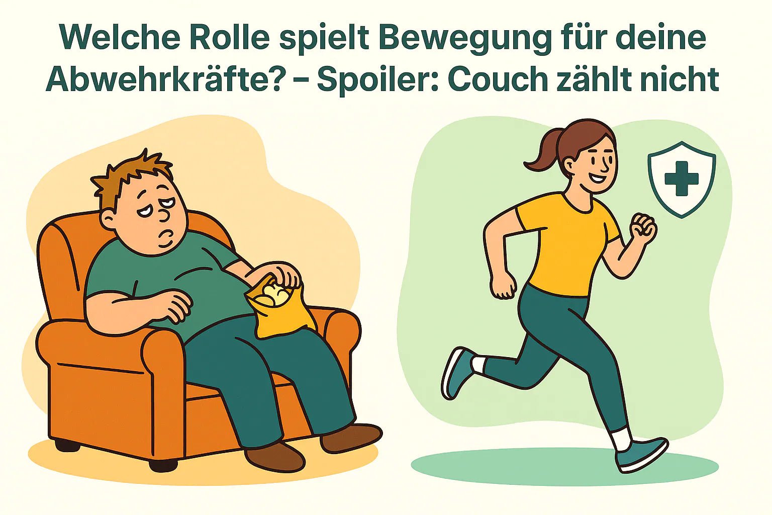 Welche Rolle spielt Bewegung für deine Abwehrkräfte? – Spoiler: Couch zählt nicht - Vitaluma®