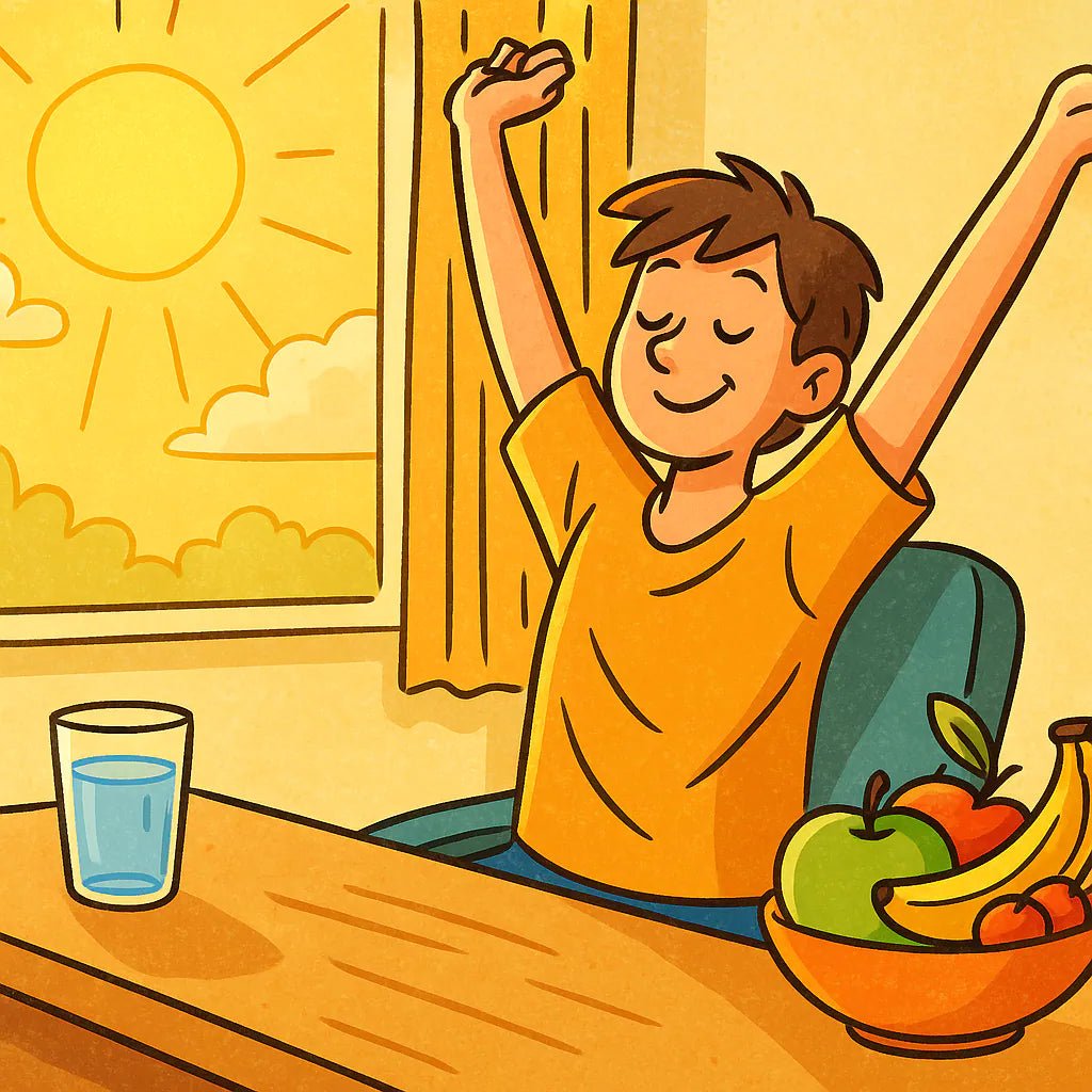 Wie du dein Energie-Level ohne Kaffee pushen kannst – 7 Tricks für Frühaufsteher & Nachteulen - Vitaluma®