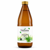 Vitaluma Aloe Vera Saft 1000 ml in Premium-Glasflasche – naturreiner Direktsaft aus Aloe Vera Blattgel für den täglichen Genuss
