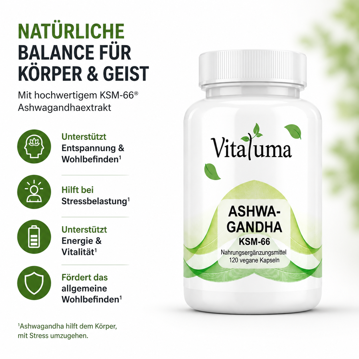 Ashwagandha - 120 Kapseln