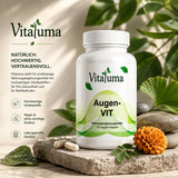Vitaluma Augen-VIT Premium Nahrungsergänzungsmittel mit hochwertigen Inhaltsstoffen und laborgeprüfter Qualität