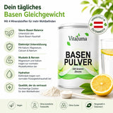 Vitaluma Basenpulver Zitrone mit Kalium, Magnesium und Calcium für den täglichen Mineralstoffausgleich