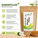 Vitaluma Bienenpollen 200 g im Vorteilsbild mit naturreinen Pollen und hochwertiger Präsentation für den Alltag
