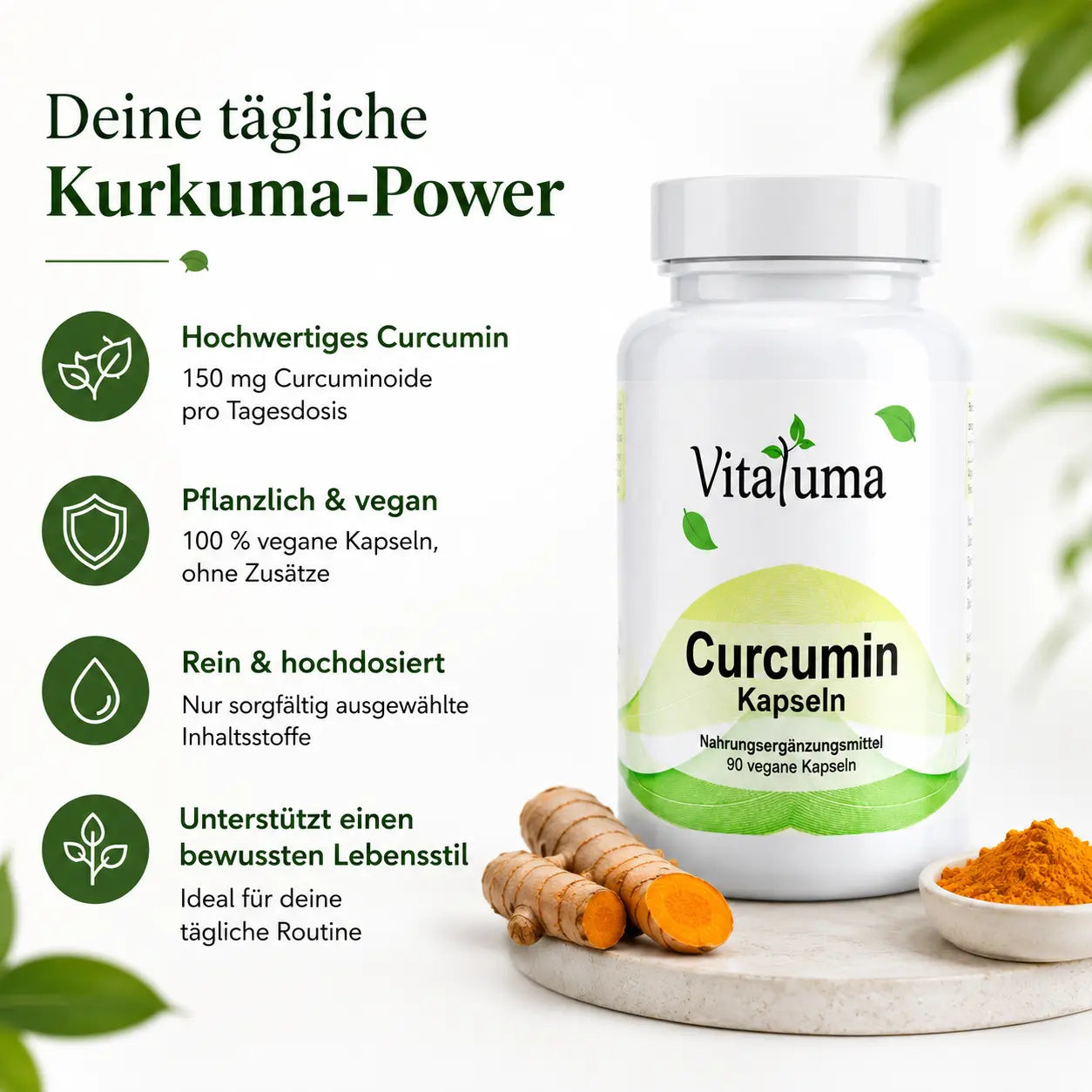 Curcumin-Kapseln mit CAVACURMIN® - 90 Kapseln