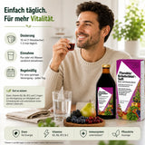 Florabio Kräuterblut Saft einfache tägliche Anwendung für die Versorgung mit Eisen und wichtigen Vitaminen