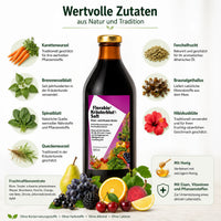 Florabio Kräuterblut Saft mit Kräuterauszügen, Fruchtsaftkonzentraten, Eisen und Vitaminen in hochwertiger Rezeptur
