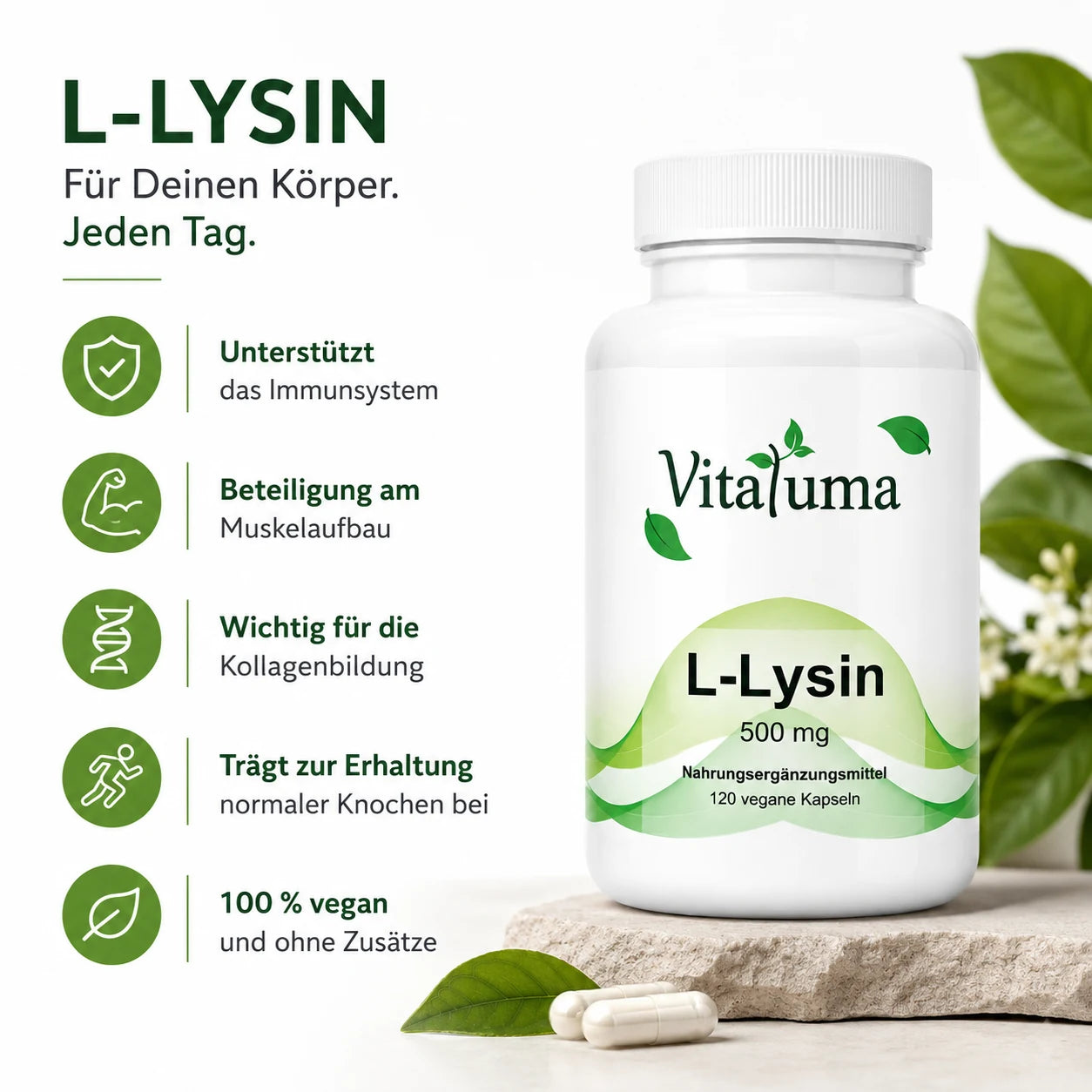 L-Lysin - 120 Kapseln