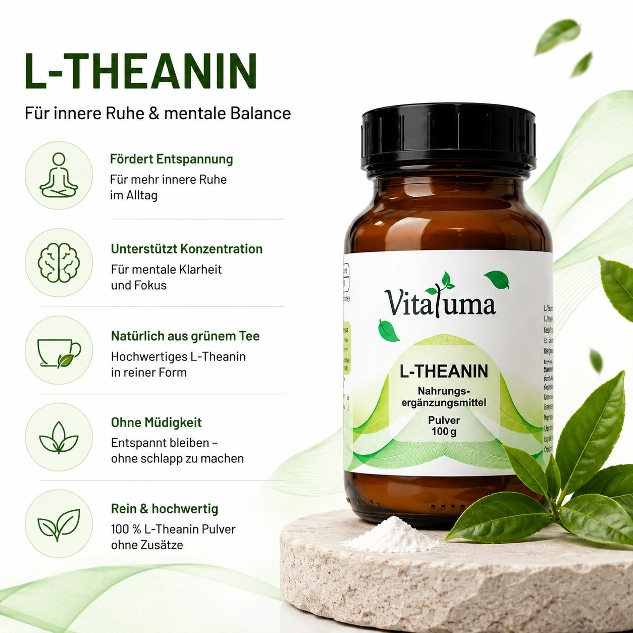 L-Theanin Pulver 100g