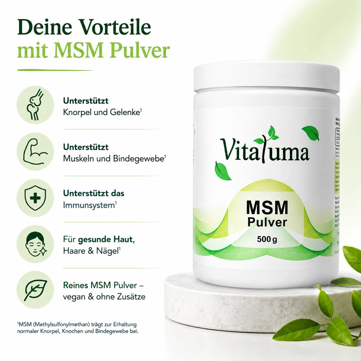 MSM Pulver - 500g