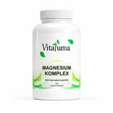 Vitaluma Magnesium Komplex mit 180 veganen Kapseln als hochwertiges Magnesiumpräparat für Muskeln und Nervensystem