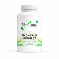 Vitaluma Magnesium Komplex mit 180 veganen Kapseln als hochwertiges Magnesiumpräparat für Muskeln und Nervensystem