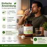 Vitaluma Myo-Inositol Pulver Anwendung mit einem Messlöffel täglich in Flüssigkeit, vorzugsweise am Abend