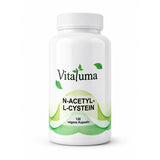 Vitaluma N-Acetyl-L-Cystein Kapseln als hochwertiges Nahrungsergänzungsmittel mit NAC für Zellschutz und Wohlbefinden.