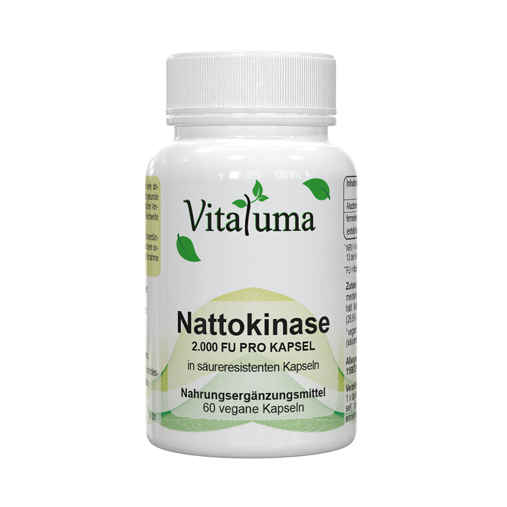 Nattokinase 100 mg - 60 vegane säureresistente Kapseln