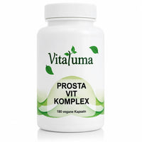 Vitaluma Prosta VIT Komplex als veganes Nahrungsergänzungsmittel mit hochwertigen Pflanzenextrakten für Männer.