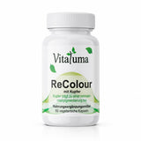 Vitaluma ReColour mit Kupfer als vegetarische Kapseln zur Unterstützung einer normalen Haarpigmentierung