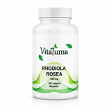 Vitaluma Rhodiola Rosea 650 mg mit Rosenwurz-Extrakt als vegane Kapseln in hochwertiger Premium Produktdose
