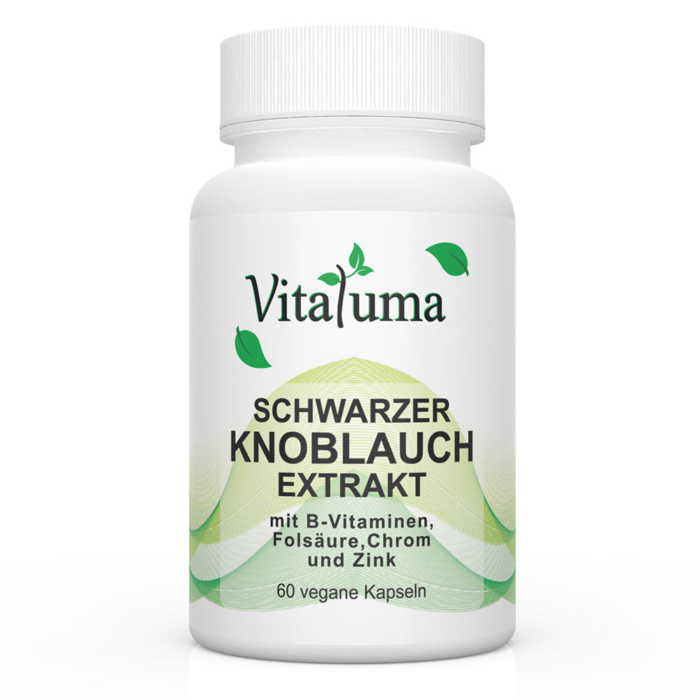 Schwarzer Knoblauch Extrakt - 60 Kapseln