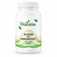 Vitaluma Silizium aus Bambusextrakt mit 120 veganen Kapseln als hochwertiges Nahrungsergänzungsmittel