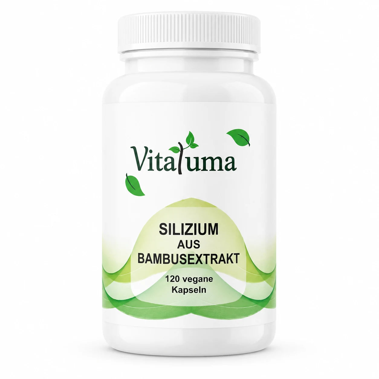 Vitaluma Silizium aus Bambusextrakt mit 120 veganen Kapseln als hochwertiges Nahrungsergänzungsmittel