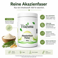 Akazienfaser Pulver - 500g - Vitaluma®