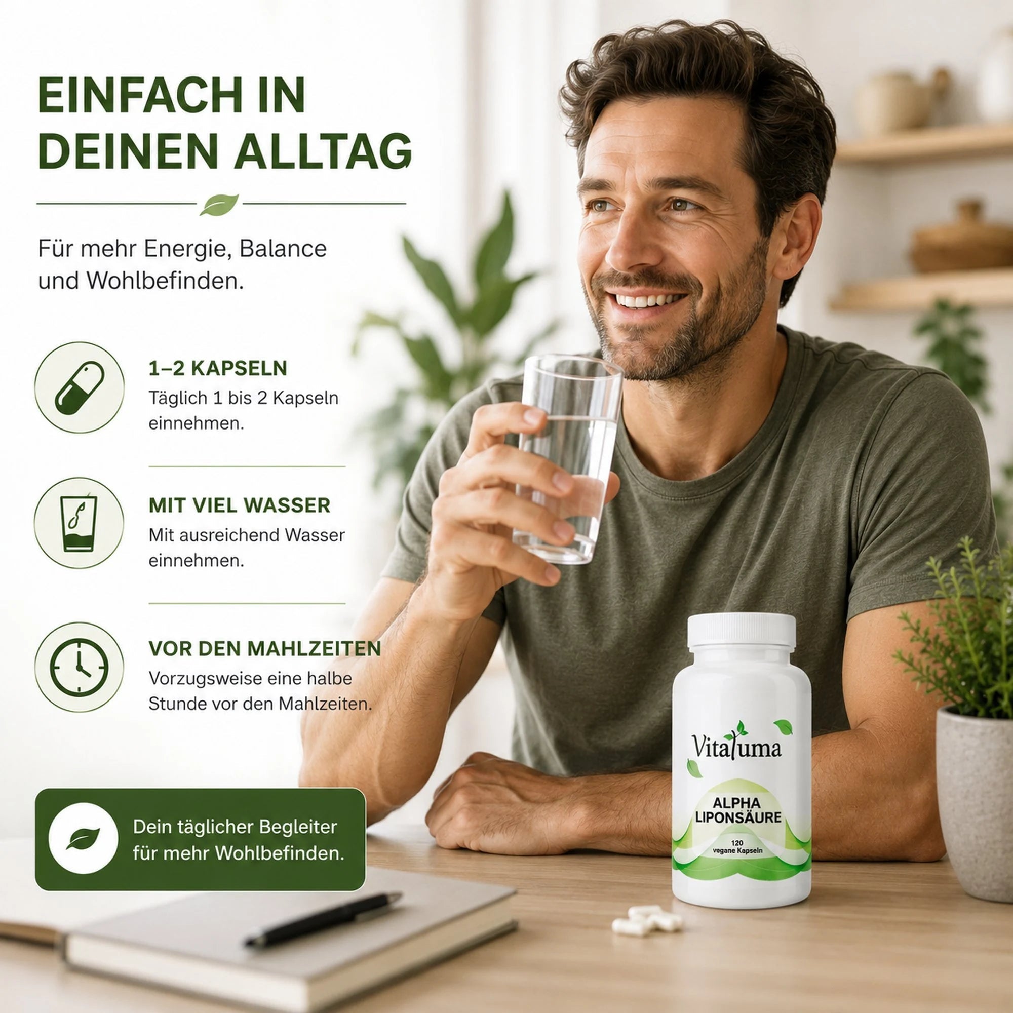 Alpha Liponsäure - 120 Kapseln - Vitaluma®