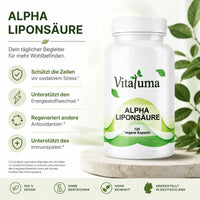 Alpha Liponsäure - 120 Kapseln - Vitaluma®