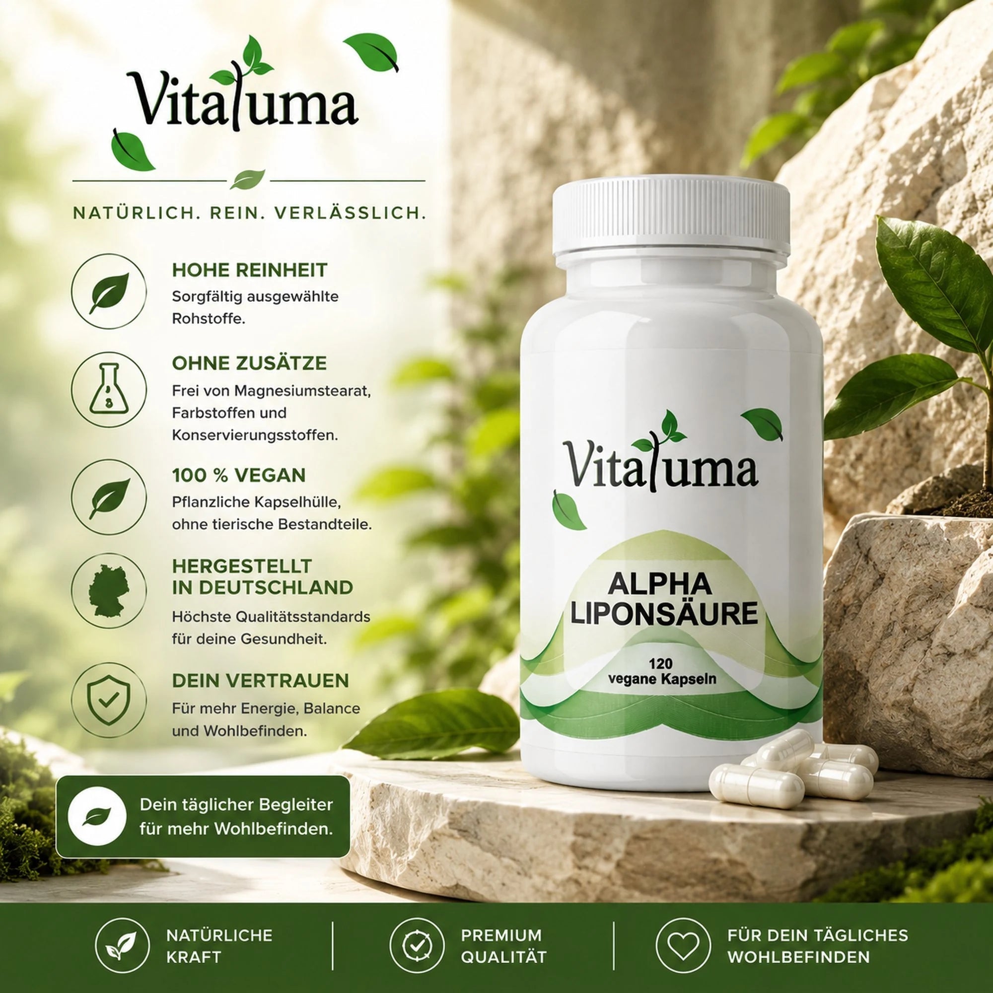 Alpha Liponsäure - 120 Kapseln - Vitaluma®
