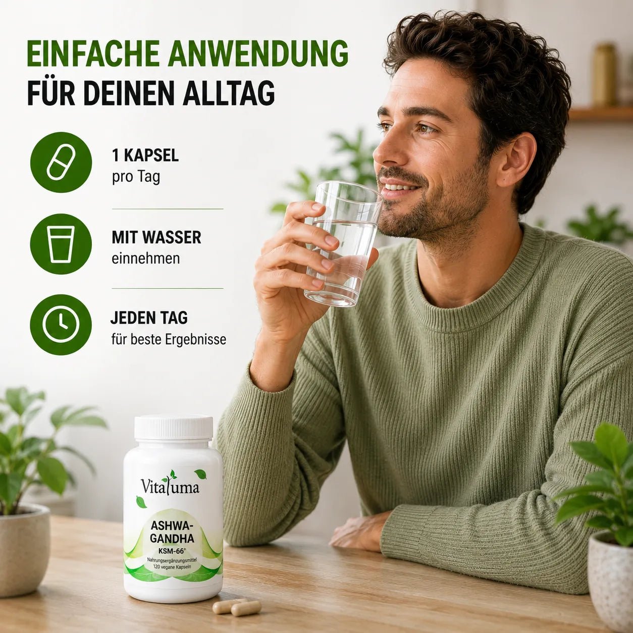 Ashwagandha - 120 Kapseln - Vitaluma®