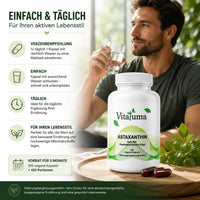 Astaxanthin - 150 Kapseln - Vitaluma®