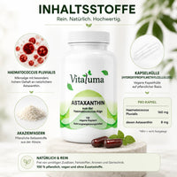 Astaxanthin - 150 Kapseln - Vitaluma®