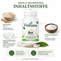 Bor 3mg - 60 vegane Kapseln - Vitaluma®