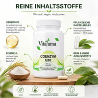 Coenzym Q10 - 120 Kapseln - Vitaluma®