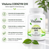 Coenzym Q10 - 120 Kapseln - Vitaluma®