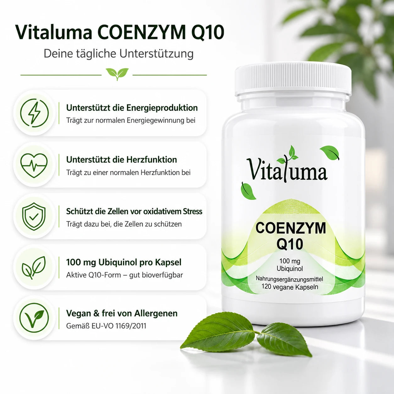 Coenzym Q10 - 120 Kapseln