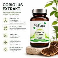 Coriolus Extrakt - 90 Kapseln - Vitaluma®