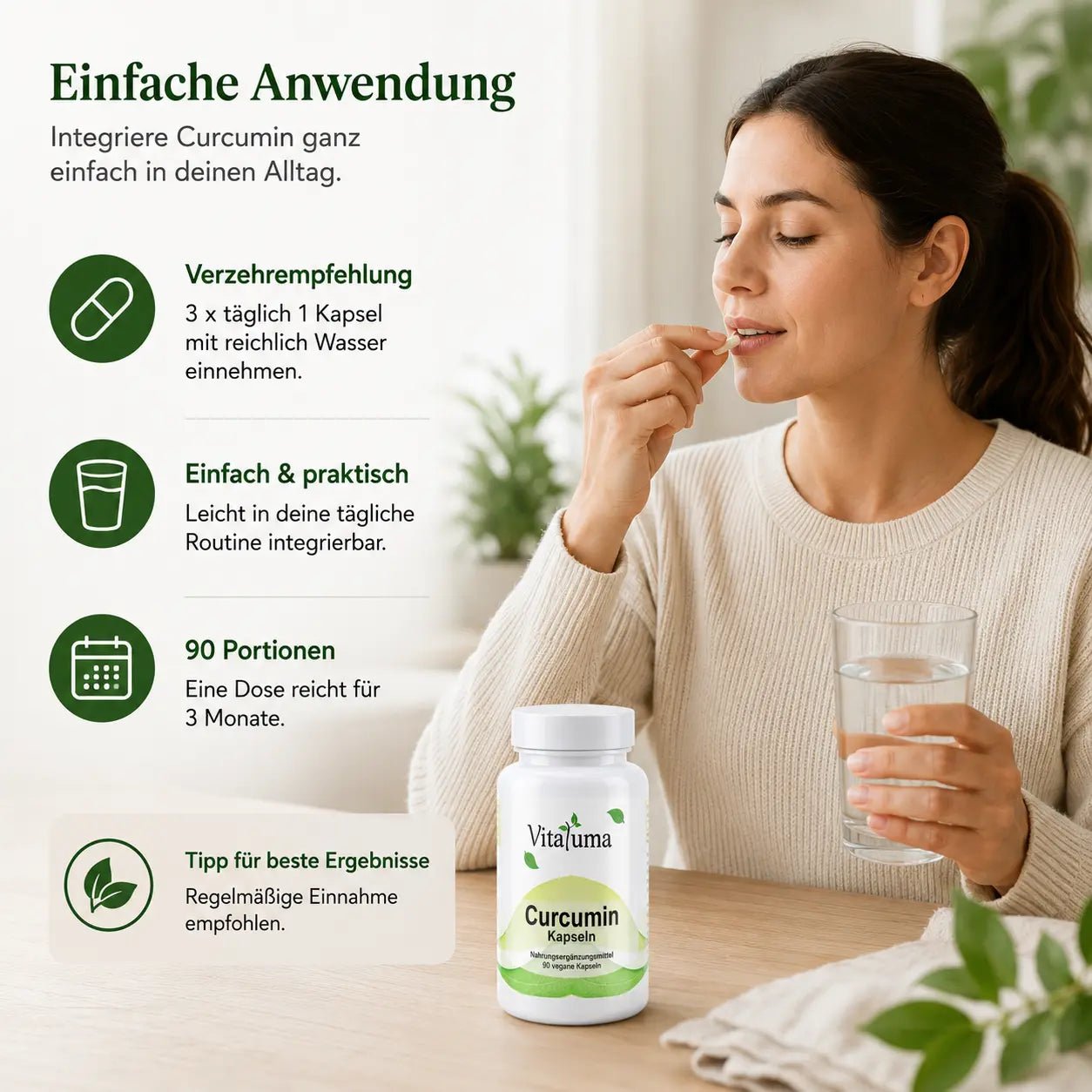 Curcumin-Kapseln mit CAVACURMIN® - 90 Kapseln - Vitaluma®