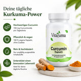 Curcumin-Kapseln mit CAVACURMIN® - 90 Kapseln - Vitaluma®