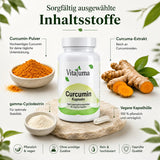 Curcumin-Kapseln mit CAVACURMIN® - 90 Kapseln - Vitaluma®