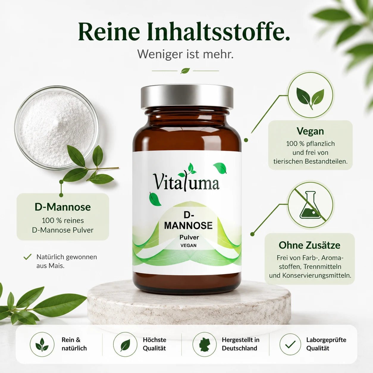 D-Mannose Pulver 100g - Vitaluma®