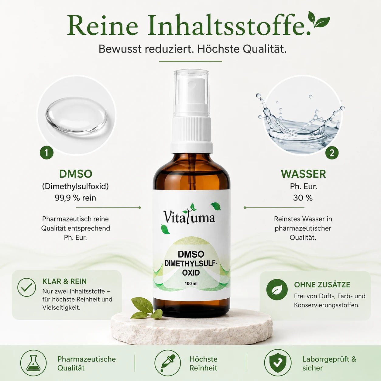 DMSO (Dimethylsulfoxid) 70% - 100 ml - Vitaluma®