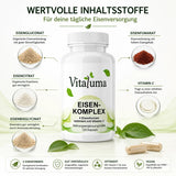 Eisenkomplex - 120 Kapseln - Vitaluma®