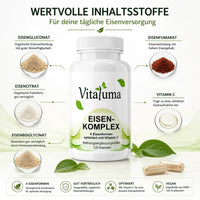 Eisenkomplex - 120 Kapseln - Vitaluma®