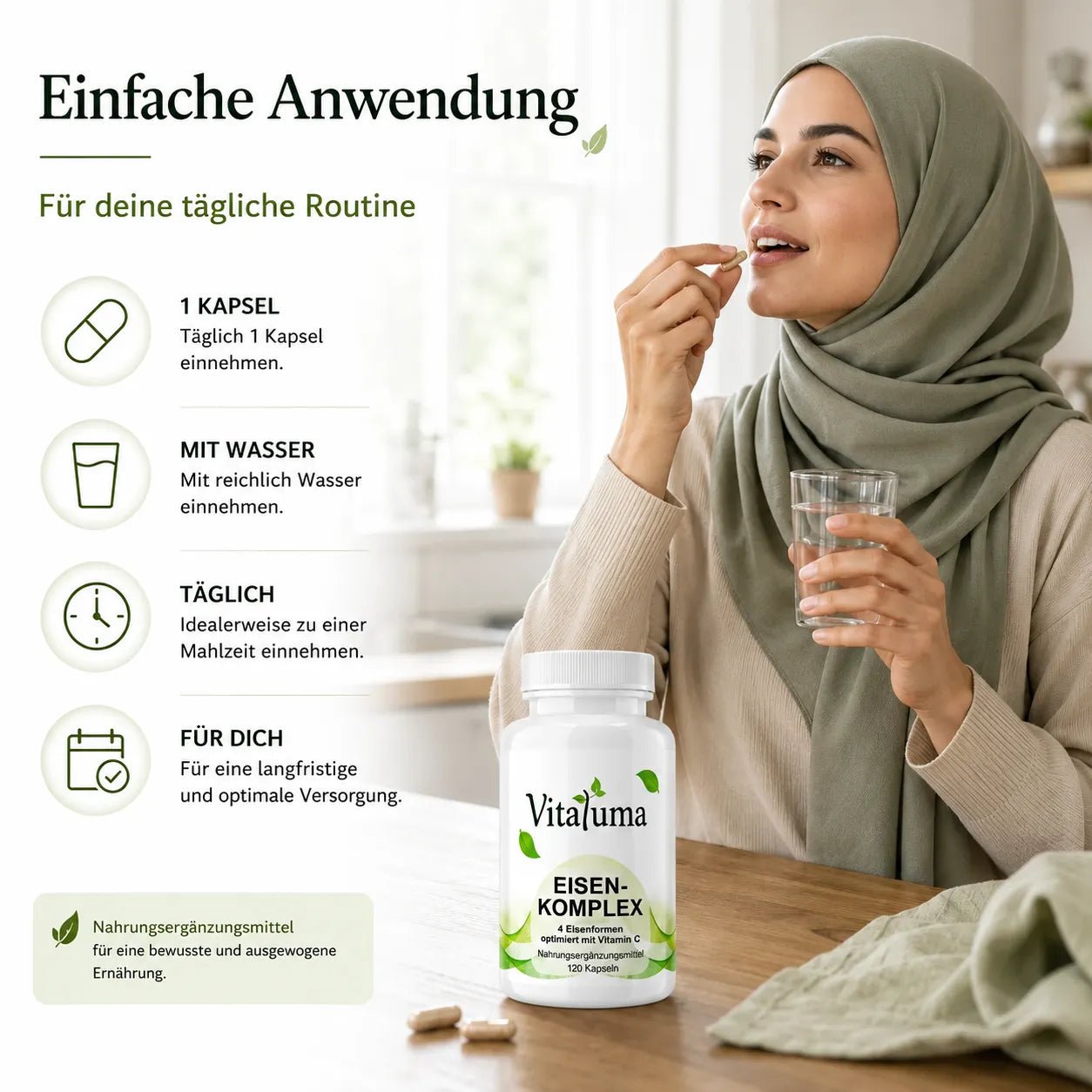 Eisenkomplex - 120 Kapseln - Vitaluma®
