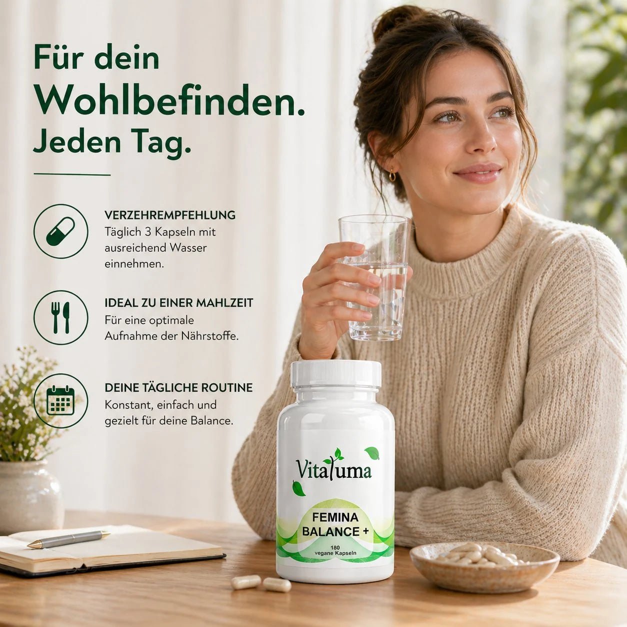 Femina Balance+ 180 vegane Kapseln