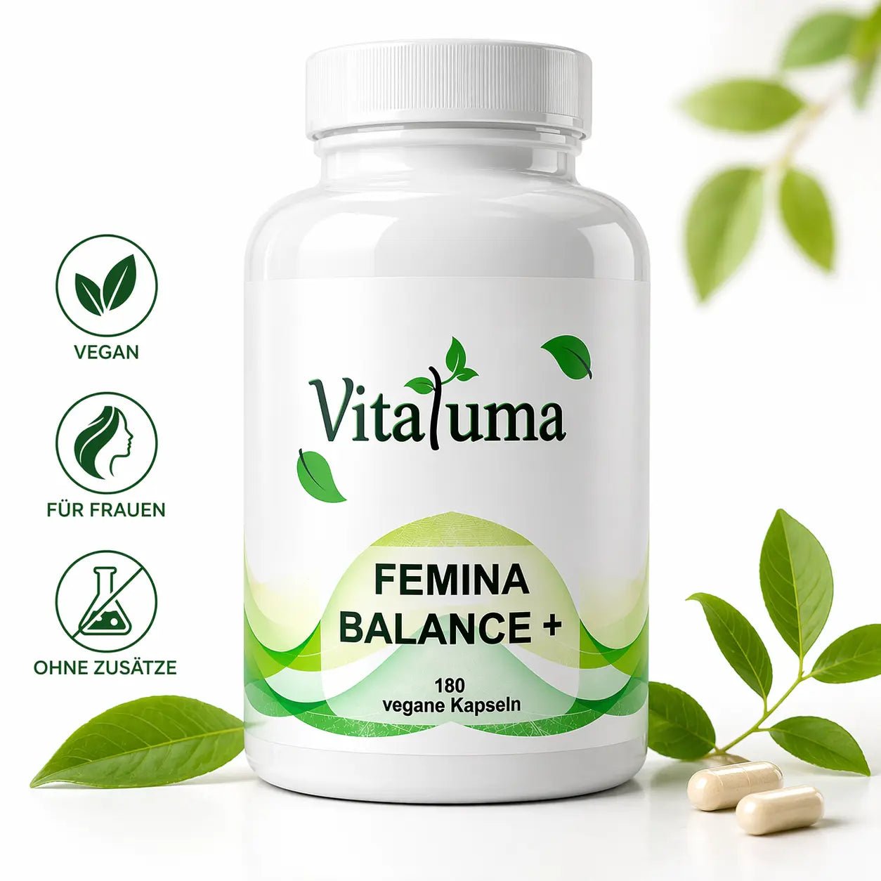 Femina Balance+ 180 vegane Kapseln - Vitaluma®