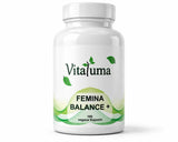 Vitaluma Femina Balance+ mit 180 veganen Kapseln als Nahrungsergänzungsmittel für Frauen im Produktfoto