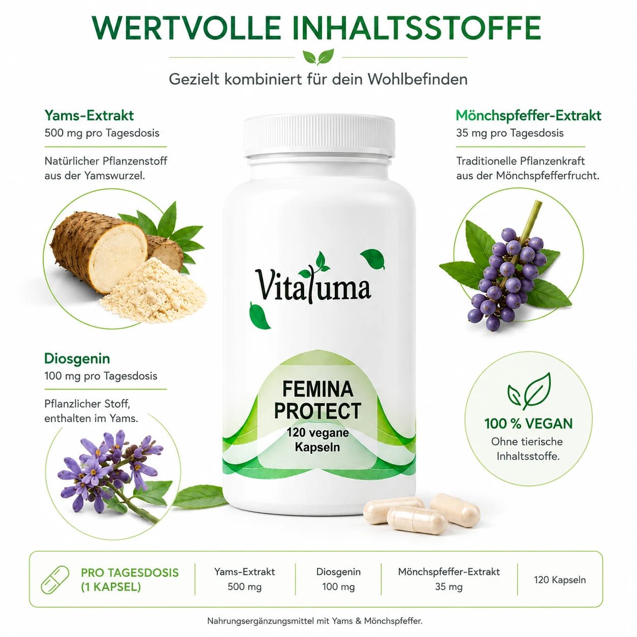 Femina Protect - 120 Kapseln - Vitaluma®