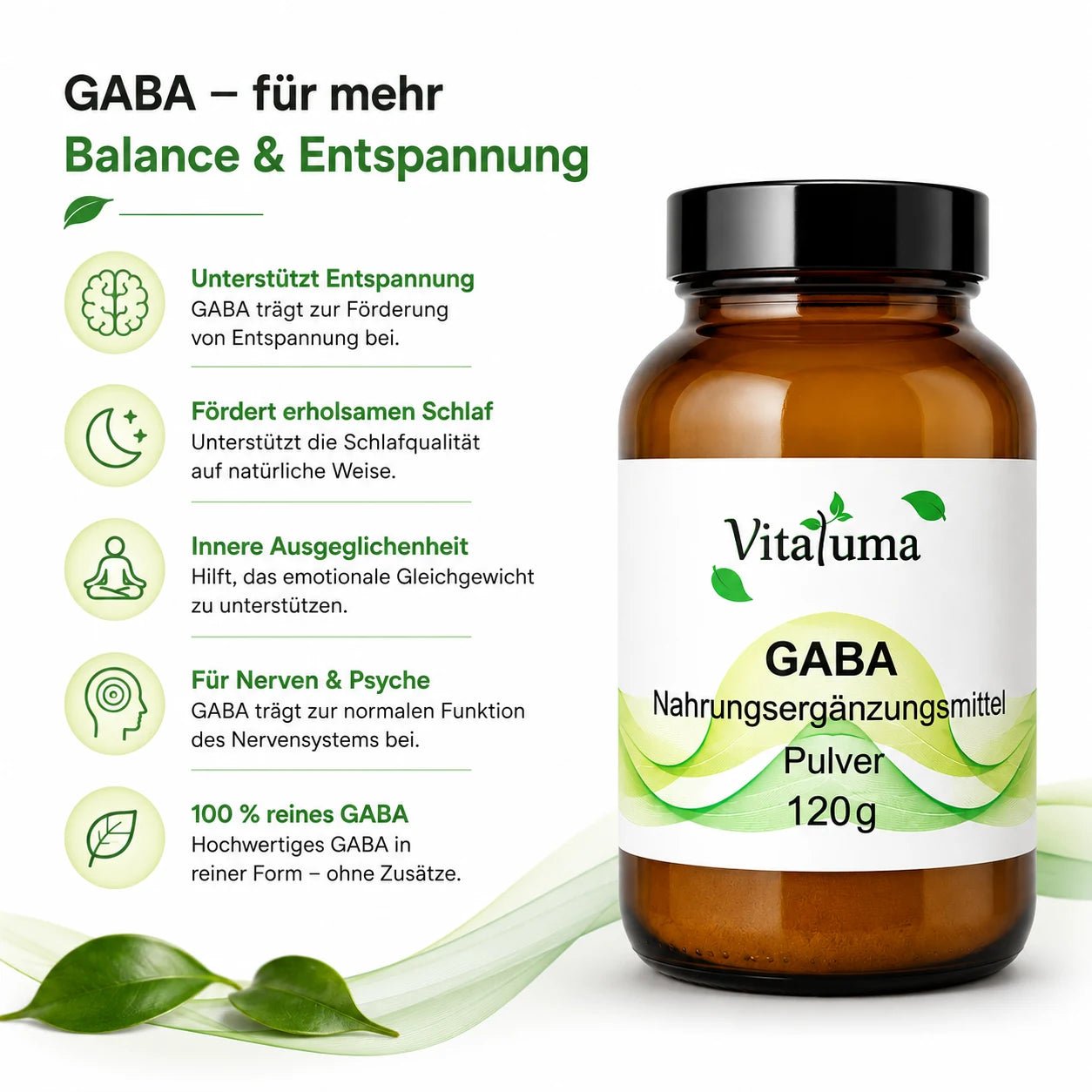GABA Pulver - 120g