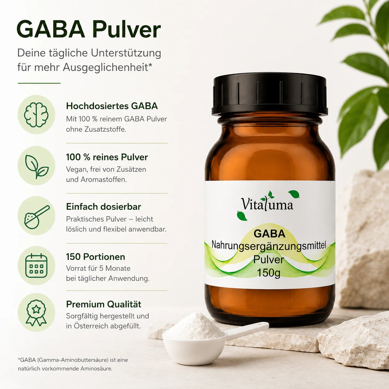 GABA Pulver - 150g